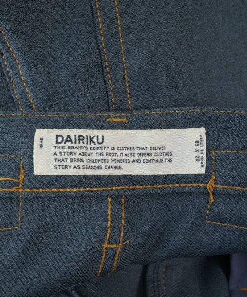 DAIRIKU（ダイリク）デニムパンツ 紺 サイズ:27(XS位) メンズ/2200650673076