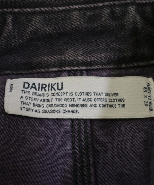 DAIRIKU（ダイリク）デニムジャケット 紫 サイズ:L メンズ/2200652586015