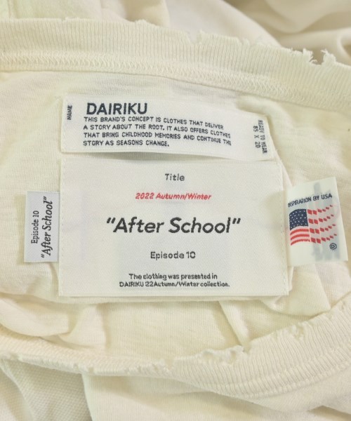 DAIRIKU（ダイリク）Tシャツ・カットソー 白 サイズ:L メンズ/2200654192016