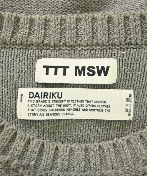 DAIRIKU（ダイリク）ニット・セーター グレー サイズ:F メンズ/2200706557046