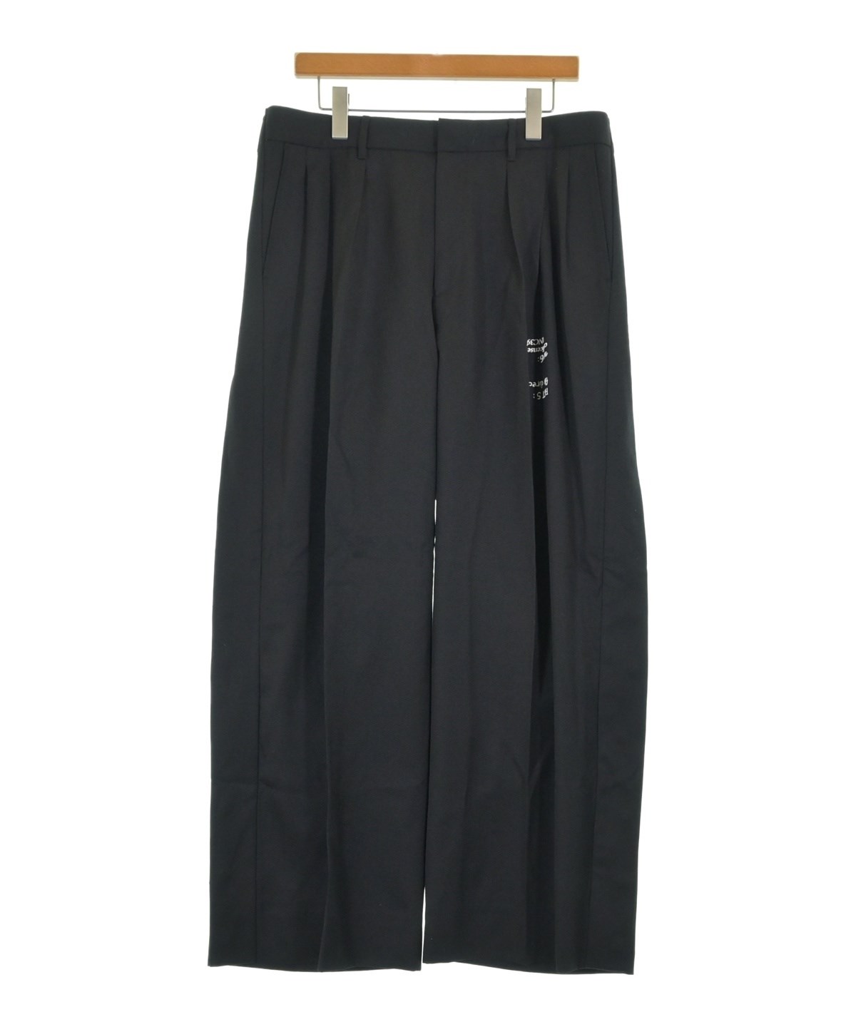【セール】dairiku 19ss スラックス 赤ステッチ DAIRIKU（ダイリク）スラックス 黒 サイズ:6(L位) メンズ