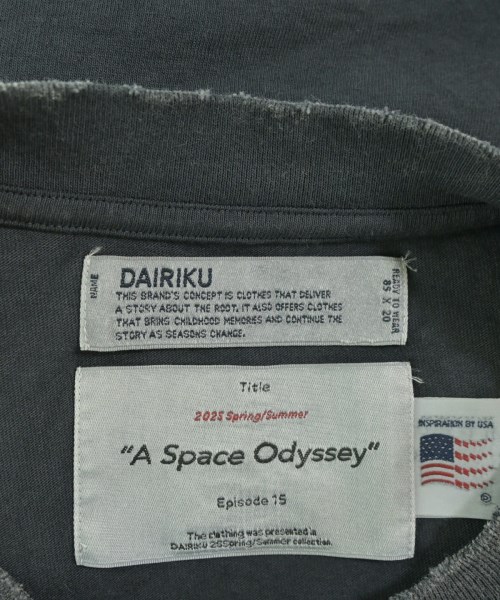 DAIRIKU（ダイリク）Tシャツ・カットソー グレー サイズ:M メンズ/2200707856063