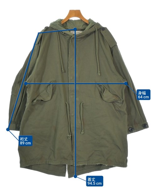 DAIRIKU（ダイリク）モッズコート カーキ サイズ:L メンズ/2200664649012