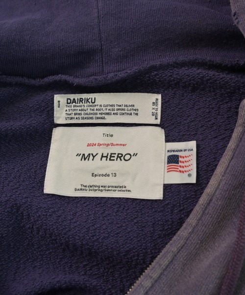 DAIRIKU（ダイリク）パーカー 紫 サイズ:M メンズ/2200664356019