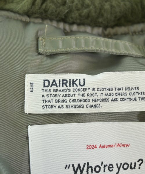DAIRIKU（ダイリク）その他 カーキ サイズ:M メンズ/2200664624026