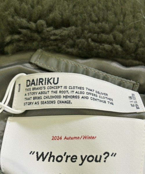 DAIRIKU（ダイリク）コート カーキ サイズ:-(XXL位) メンズ/2200664624033