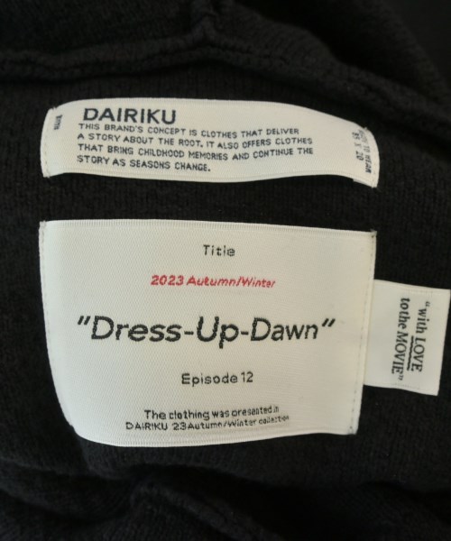 DAIRIKU（ダイリク）ニット・セーター 黒 サイズ:L メンズ/2200664624064