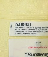 DAIRIKU（ダイリク）カジュアルシャツ 黄 サイズ:M メンズ/2200664624095