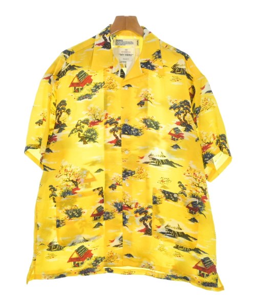 DAIRIKU(ダイリク)カジュアルシャツ 黄 サイズ:M/2200664624101