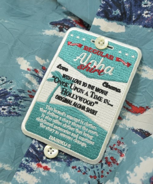 DAIRIKU（ダイリク）カジュアルシャツ 青 サイズ:M メンズ/2200664624118