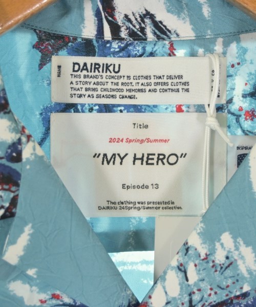 DAIRIKU（ダイリク）カジュアルシャツ 青 サイズ:L メンズ/2200664624125