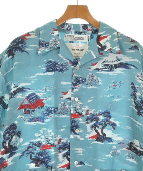 DAIRIKU（ダイリク）カジュアルシャツ 青 サイズ:M メンズ/2200664624132