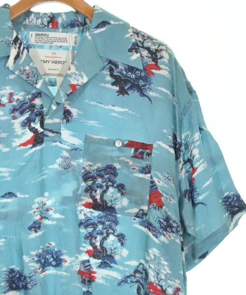 DAIRIKU（ダイリク）カジュアルシャツ 青 サイズ:M メンズ/2200664624149