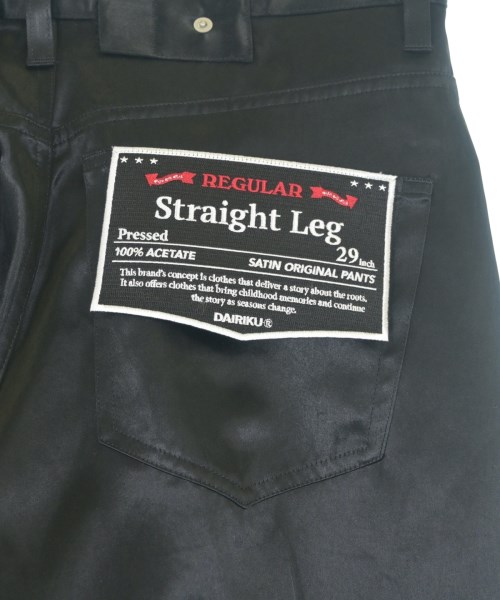 DAIRIKU（ダイリク）スラックス 黒 サイズ:29(S位) メンズ/2200664624170