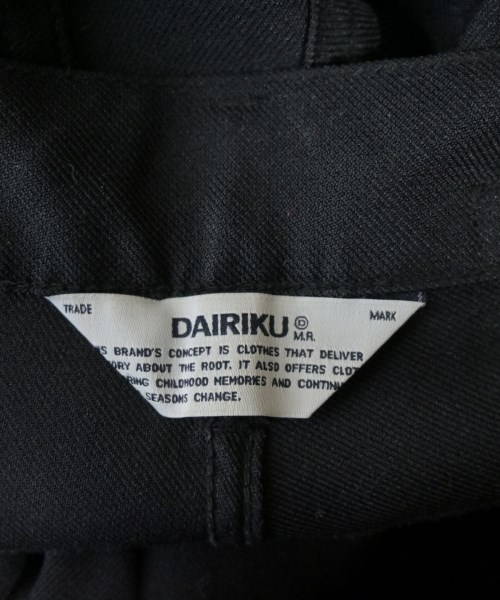 DAIRIKU（ダイリク）スラックス 黒 サイズ:29(S位) メンズ/2200667623019