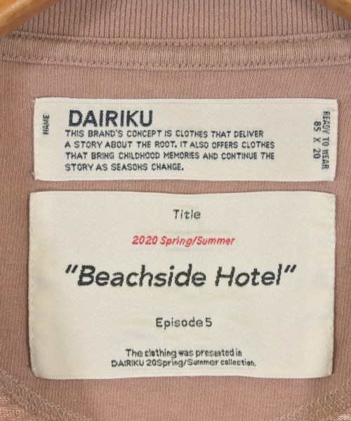DAIRIKU（ダイリク）Tシャツ・カットソー 茶 サイズ:F メンズ/2200722960080