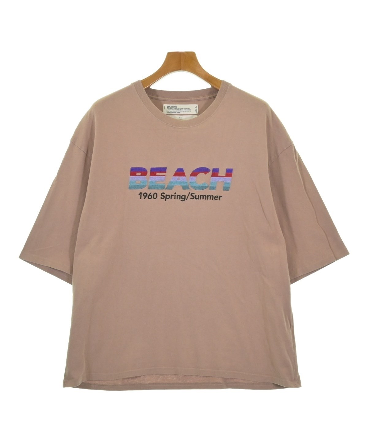 DAIRIKU（ダイリク）Tシャツ・カットソー 茶 サイズ:F メンズ