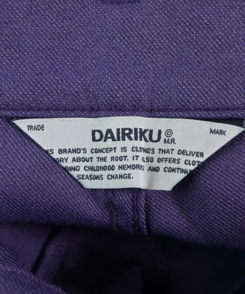 DAIRIKU（ダイリク）スラックス 紫 サイズ:29(S位) メンズ/2200731337019