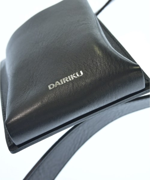 DAIRIKU（ダイリク）ショルダーバッグ 黒 サイズ:- メンズ/2200724623143
