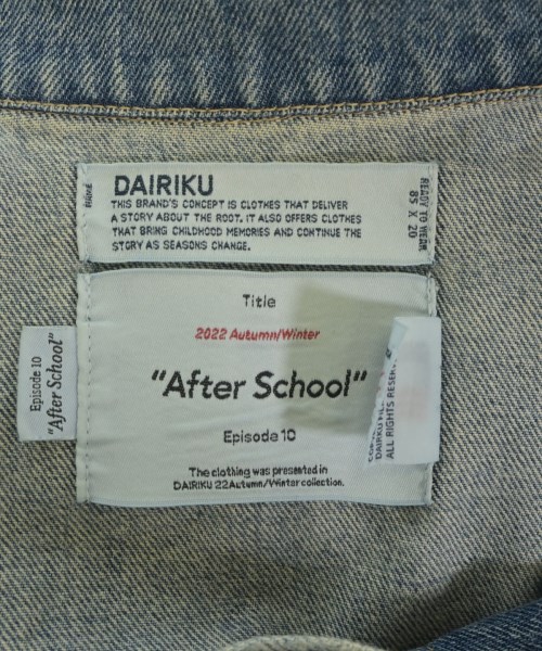 DAIRIKU（ダイリク）デニムジャケット 青 サイズ:M メンズ/2200724645060