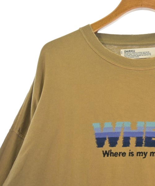 DAIRIKU（ダイリク）Tシャツ・カットソー カーキ サイズ:F メンズ/2200721214320