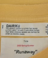 DAIRIKU（ダイリク）Tシャツ・カットソー 黄 サイズ:F メンズ/2200721214337