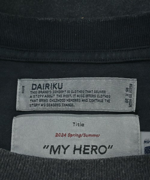 DAIRIKU（ダイリク）Tシャツ・カットソー 黒 サイズ:-(XL位) メンズ/2200682956017