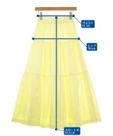 STAUD（スタウド）ロング・マキシ丈スカート 黄 サイズ:XS レディース/2200630627136