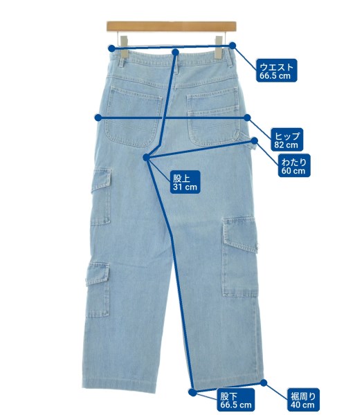 STAUD（スタウド）デニムパンツ 青 サイズ:0(XS位) レディース/2200704235335