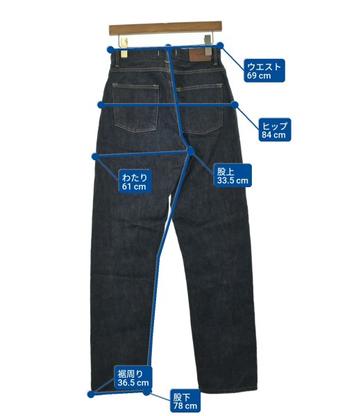 Urvin（アービン）デニムパンツ 紺 サイズ:26(M位) レディース/2200683218190