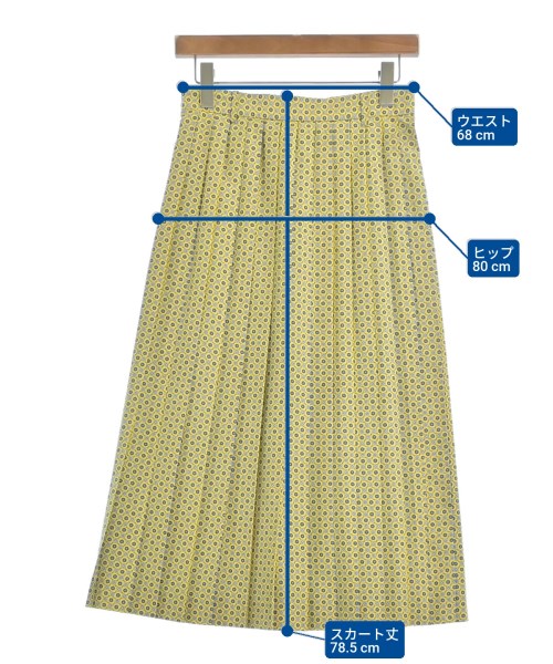 TOMORROWLAND collection（トゥモローランドコレクション）ロング・マキシ丈スカート 黄 サイズ:36(S位) レディース/2200630707203