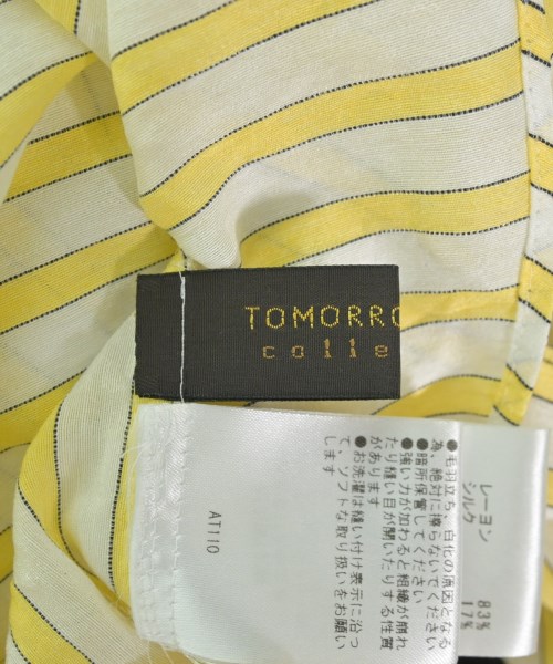 TOMORROWLAND collection（トゥモローランドコレクション）ブラウス 黄 サイズ:36(S位) レディース/2200632046089