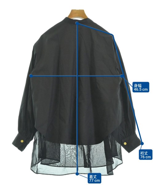 TOMORROWLAND collection（トゥモローランドコレクション）ブラウス 黒 サイズ:36(S位) レディース/2200621729061