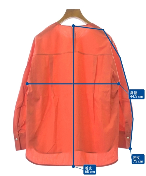 TOMORROWLAND collection（トゥモローランドコレクション）ブラウス オレンジ サイズ:36(S位) レディース/2200635364203