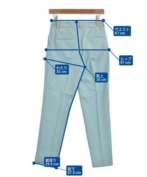 TOMORROWLAND collection（トゥモローランドコレクション）スラックス 青 サイズ:32(XXS位) レディース/2200634229077