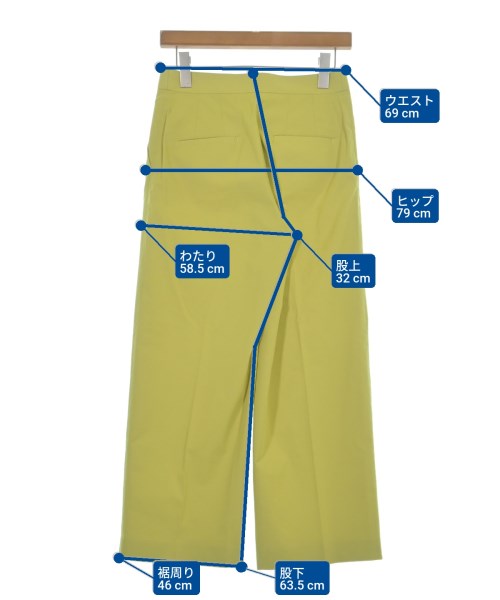 TOMORROWLAND collection（トゥモローランドコレクション）スラックス 緑 サイズ:34(XS位) レディース/2200623869024