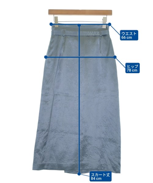 TOMORROWLAND collection（トゥモローランドコレクション）ロング・マキシ丈スカート 青 サイズ:34(XS位) レディース/2200623869062