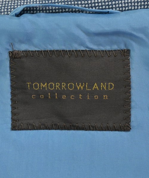 TOMORROWLAND collection（トゥモローランドコレクション）ノーカラージャケット 青 サイズ:34(XS位) レディース/2200621828061