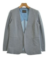 TOMORROWLAND collection（トゥモローランドコレクション）ノーカラージャケット 青 サイズ:34(XS位) レディース/2200621828061