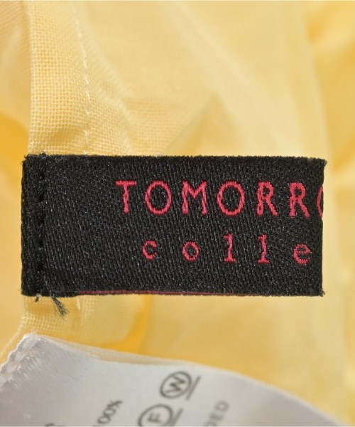 TOMORROWLAND collection（トゥモローランドコレクション）ブラウス 黄 サイズ:36(S位) レディース/2200613401029