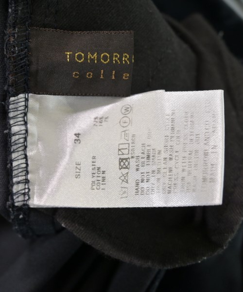 TOMORROWLAND collection（トゥモローランドコレクション）スラックス 紺 サイズ:34(XS位) レディース/2200629481022