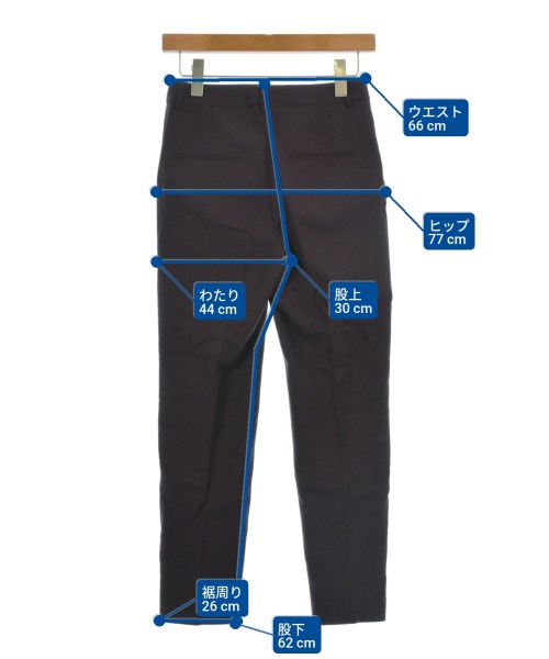 TOMORROWLAND collection（トゥモローランドコレクション）スラックス 紫 サイズ:32(XXS位) レディース/2200631588016