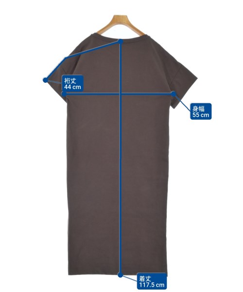 TOMORROWLAND collection（トゥモローランドコレクション）ワンピース 茶 サイズ:36(S位) レディース/2200631872030