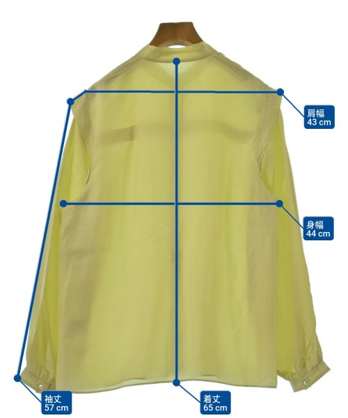 TOMORROWLAND collection（トゥモローランドコレクション）カジュアルシャツ 黄 サイズ:36(S位) レディース/2200616027042