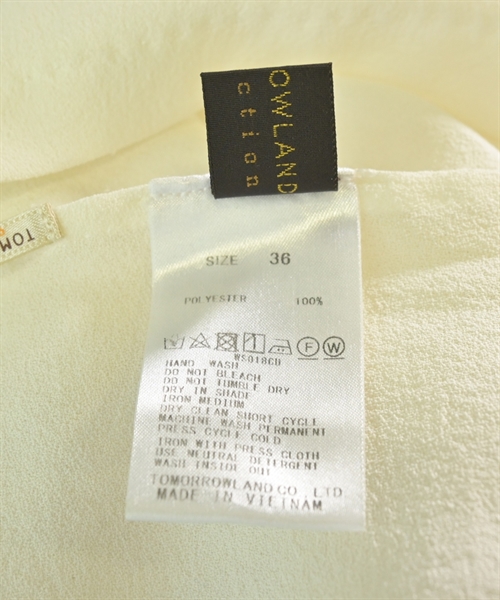 TOMORROWLAND collection（トゥモローランドコレクション）ブラウス 白 サイズ:36(S位) レディース/2200613301053