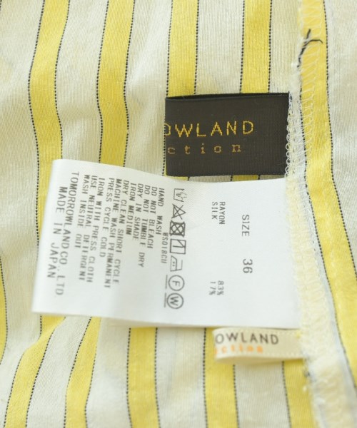 TOMORROWLAND collection（トゥモローランドコレクション）ブラウス 黄 サイズ:36(S位) レディース/2200611725028