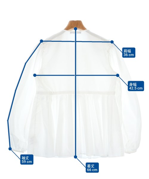 TOMORROWLAND collection（トゥモローランドコレクション）ブラウス 白 サイズ:36(S位) レディース/2200611861184