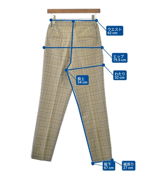 TOMORROWLAND collection（トゥモローランドコレクション）スラックス ベージュ サイズ:36(S位) レディース/2200669753073