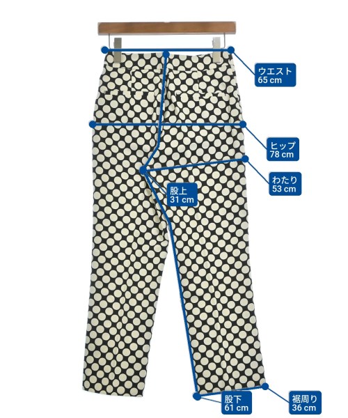 TOMORROWLAND collection（トゥモローランドコレクション）クロップドパンツ その他（柄物・カラフル） サイズ:34(XS位) レディース/2200671691646