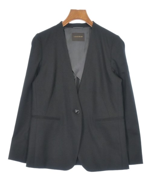 TOMORROWLAND collection(トゥモローランドコレクション)ノーカラージャケット 黒 サイズ:34(XS位)/2200675914017